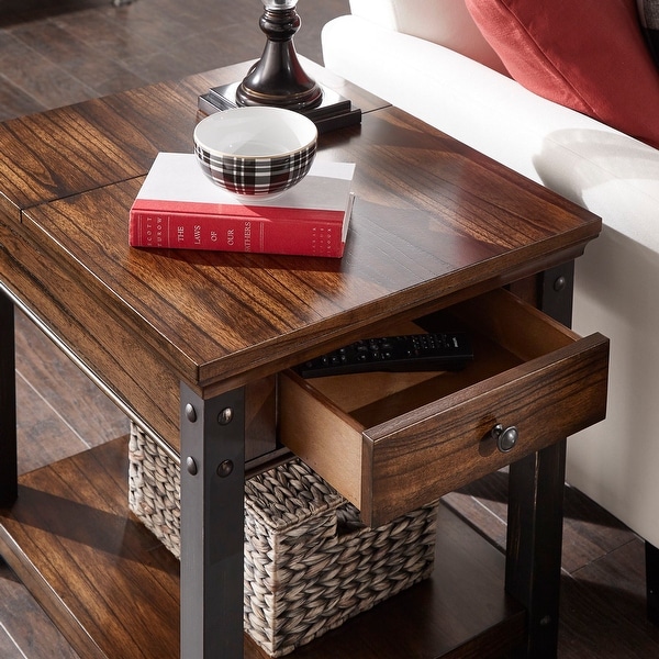 Richter Wood End Table by iNSPIRE Q Classic