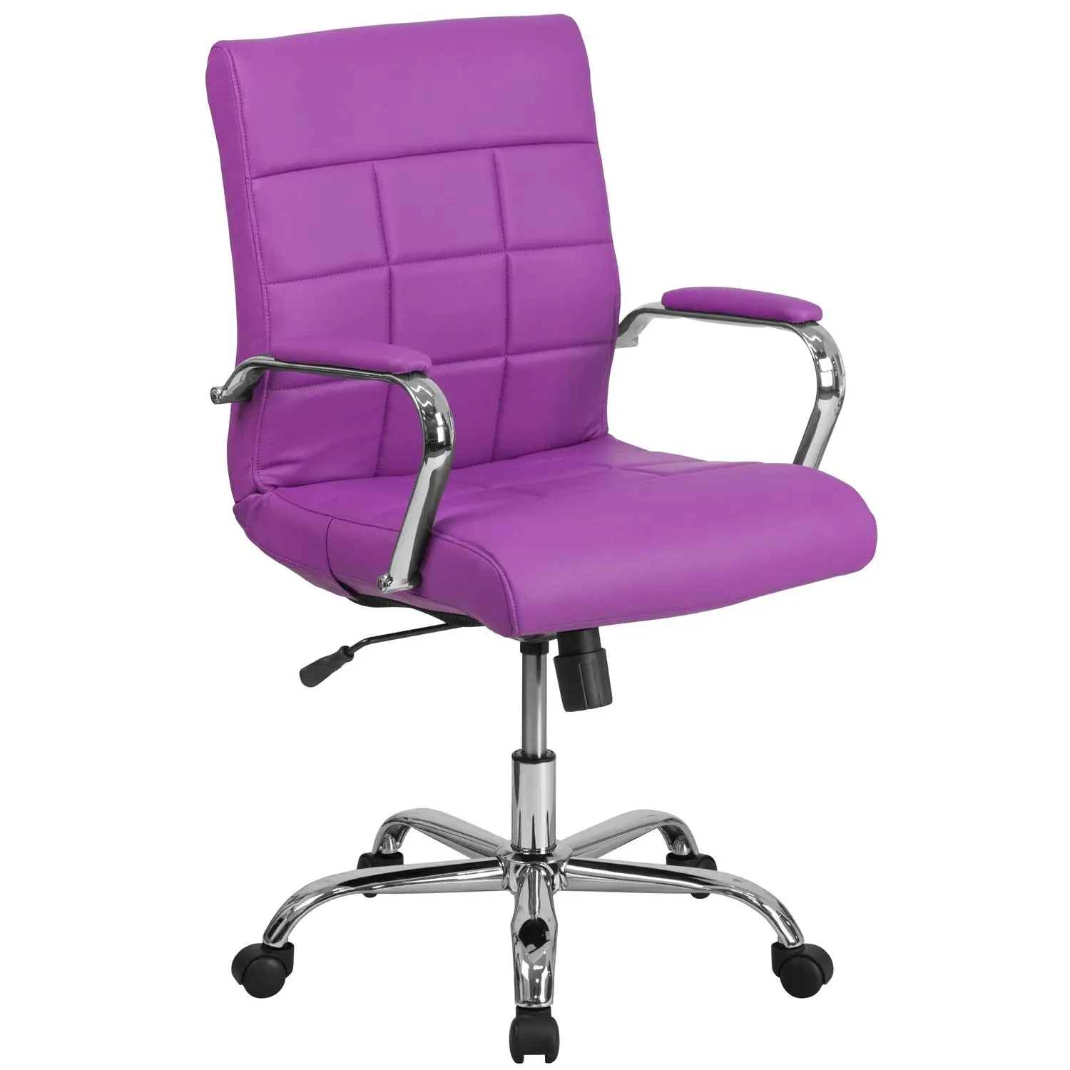 Purple Vinyl Office Chair