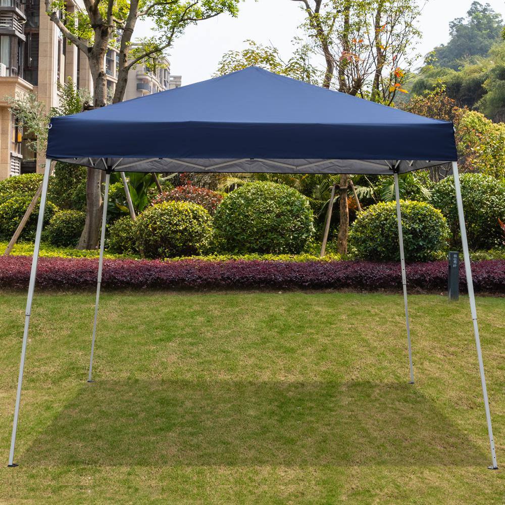 cenadinz 3 m x 3 m Portable Home Use Waterproof Folding Tent Blue H-D0102HXST86