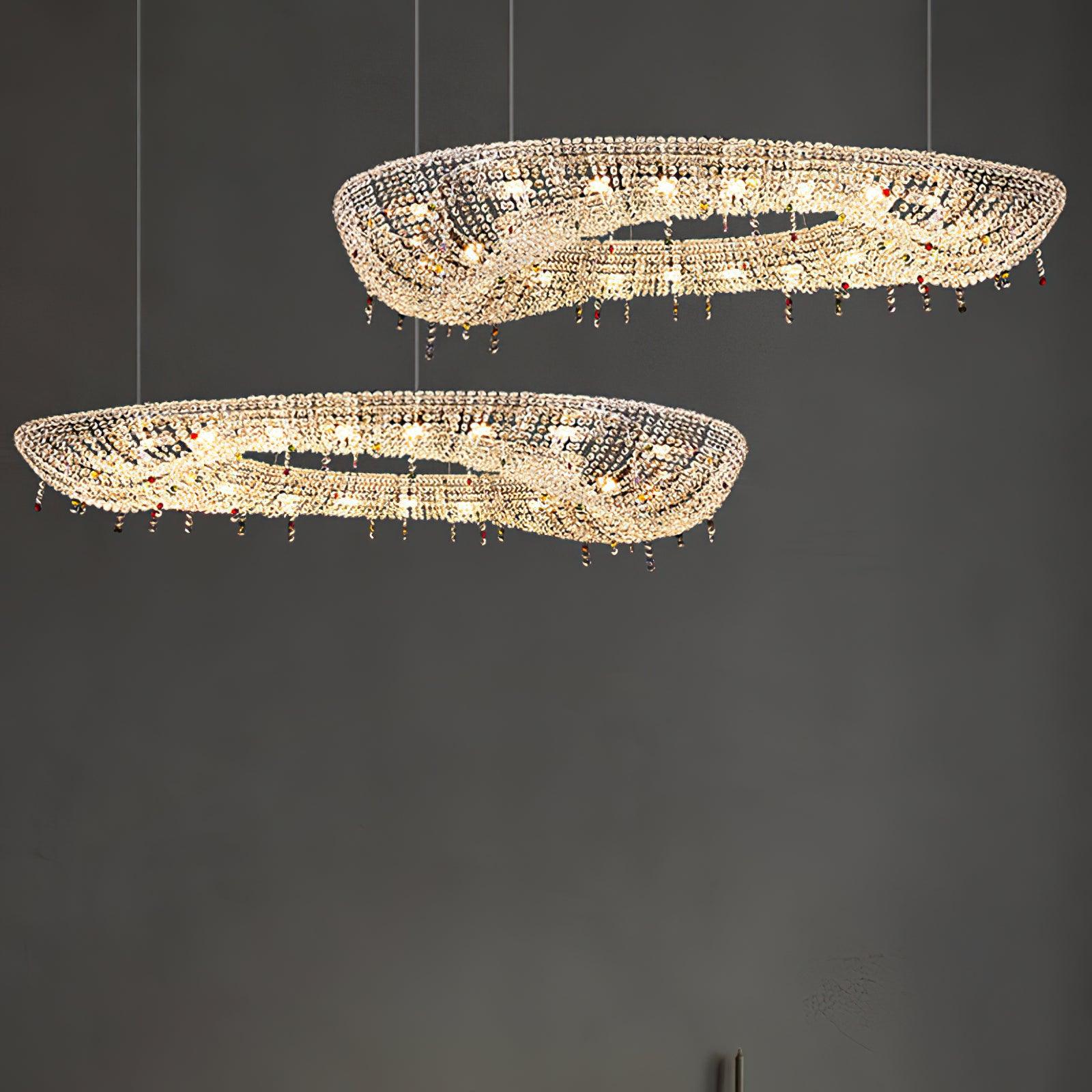 Modern Round Crystal Chandelier