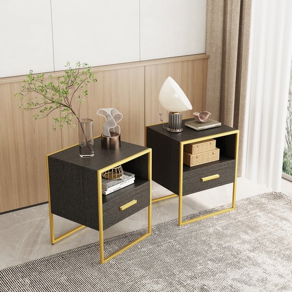 Modern Nightstand with 1Drawers