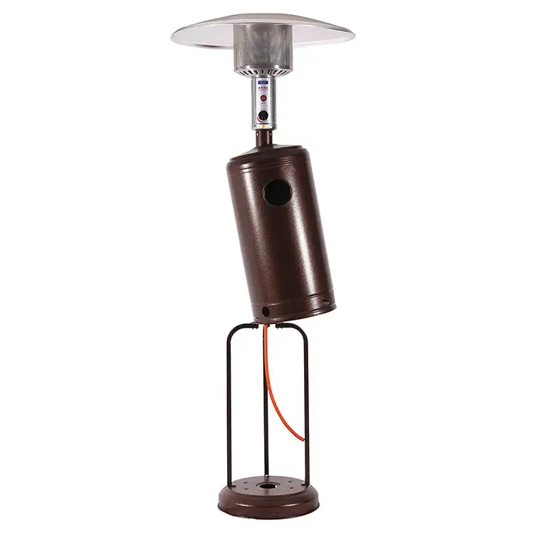 Outdoor Gas powered Profesional propane patio heater with table coated iron pellet sun quartz glass tube gas Patio Heater