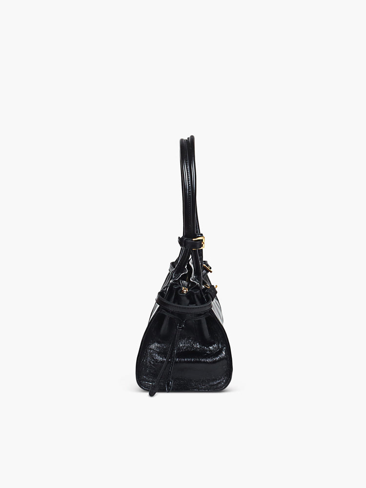 Vintage Belt-Decor Soft Bag