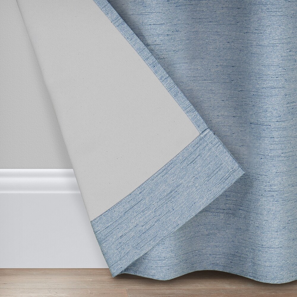 Eclipse Lawson Arm   Hammer Odor Neutralizing Blackout Grommet Curtain Panel