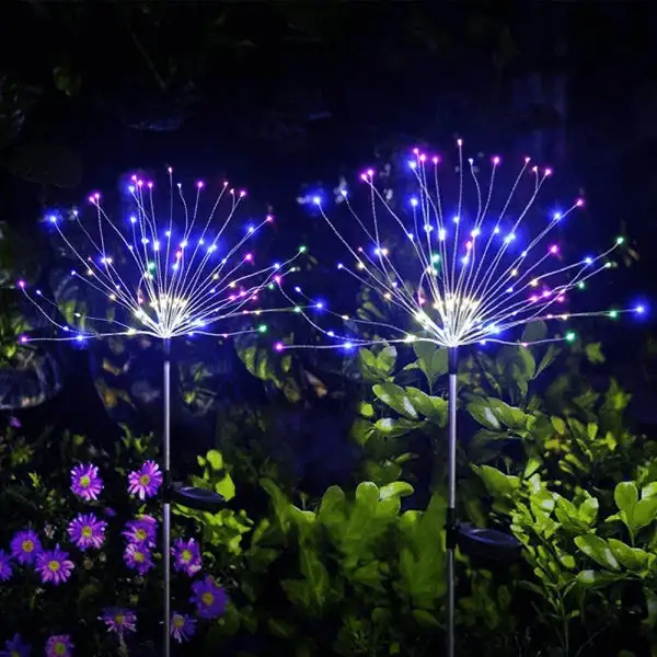 Waterproof Solar Garden Fireworks Lamp