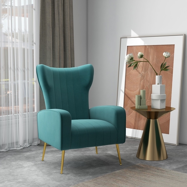 Velvet Accent Chairs for Living Room