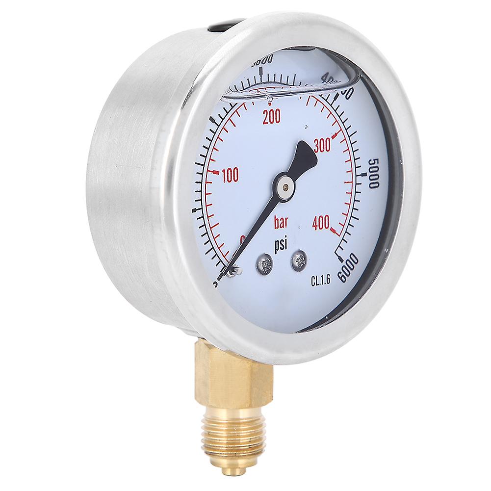 Tspgg604400bar 1/4bsp Y60 Radial Oil Filled Pressure Gauge Manometer For Machinery