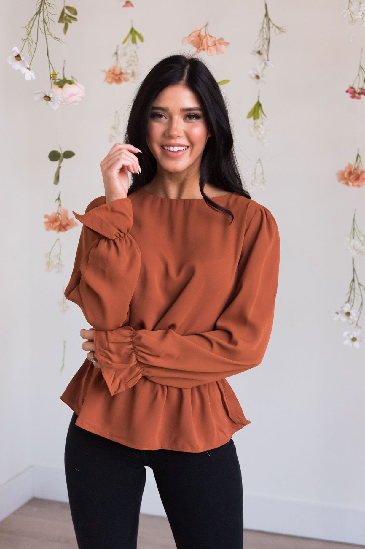 At The Office Long Sleeve Blouse