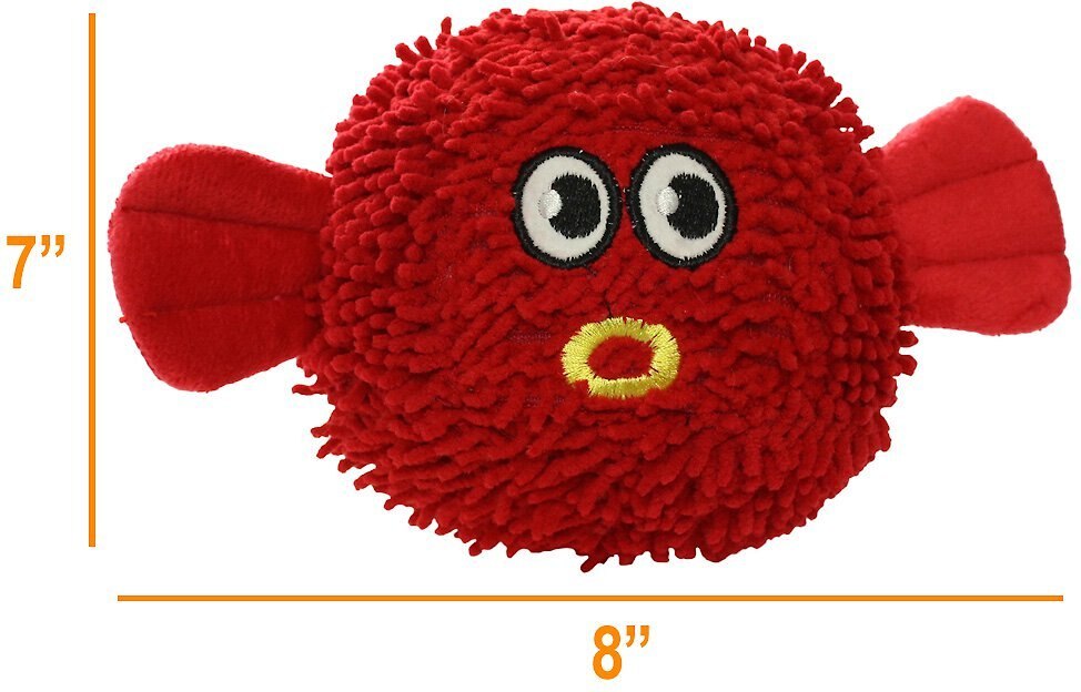 Mighty MicroFiber Balls Blowfish Plush Dog Toy