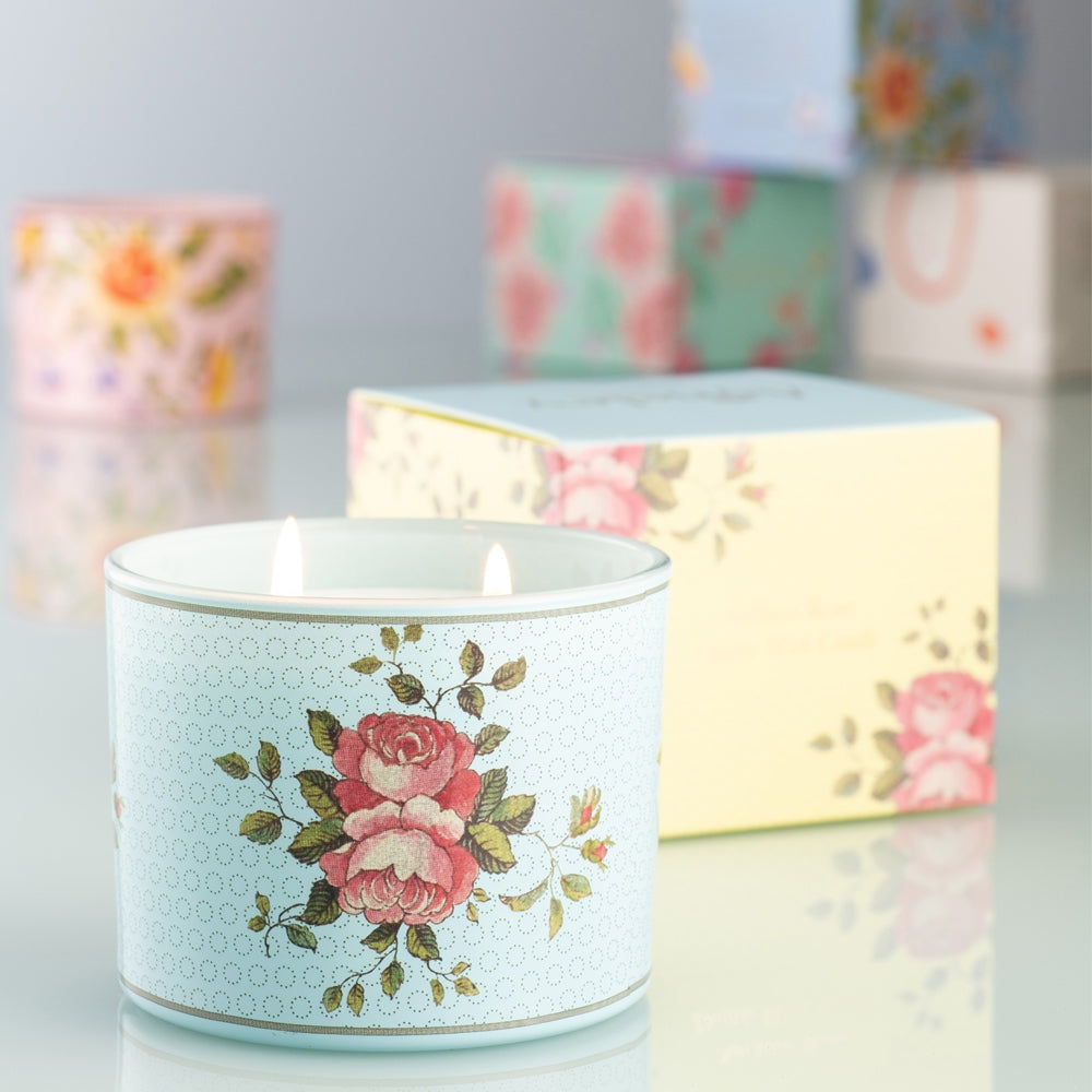 Aynsley Archive Rose Double Wick Candle