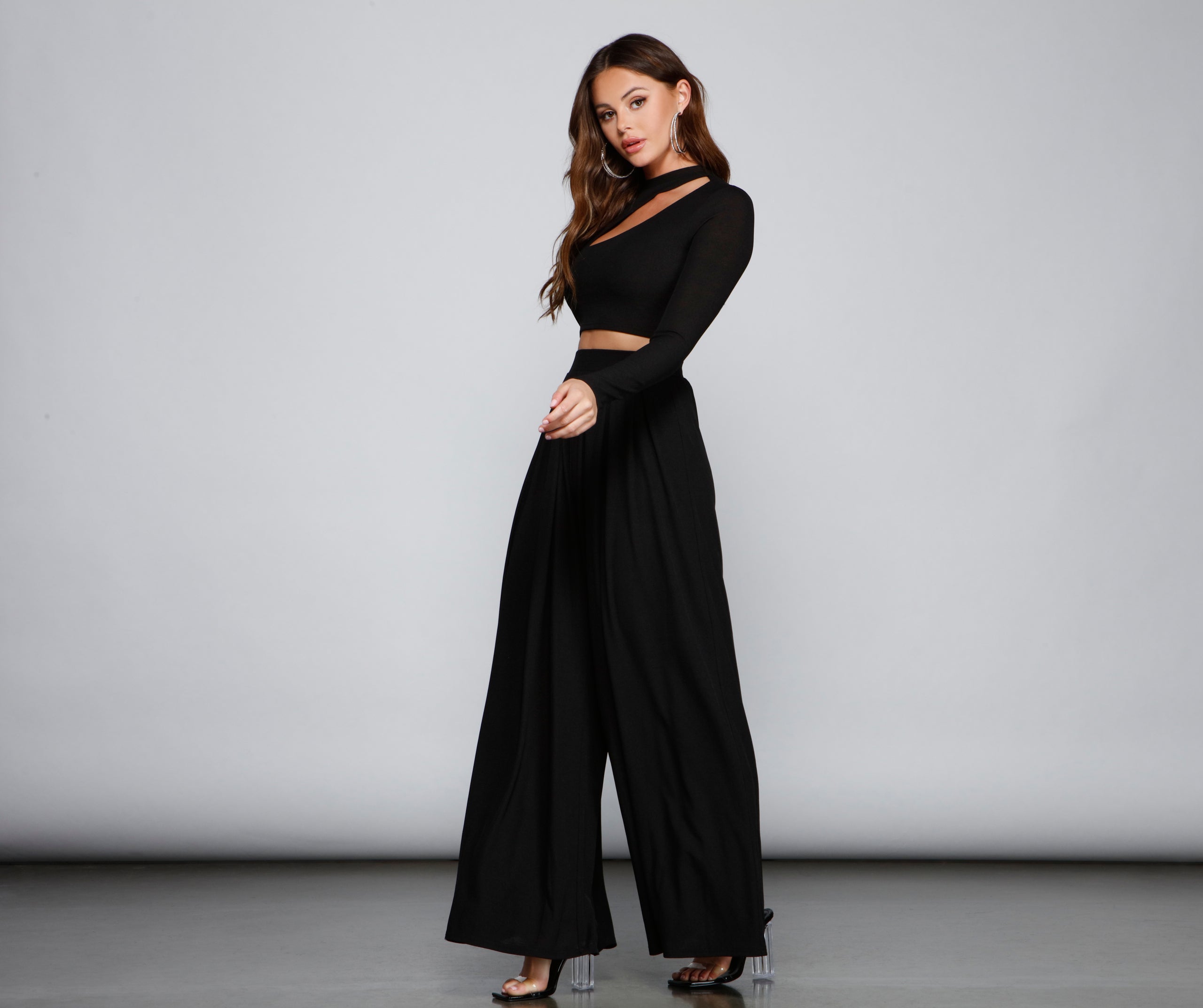 Make It Bold High Waist Palazzo Pants