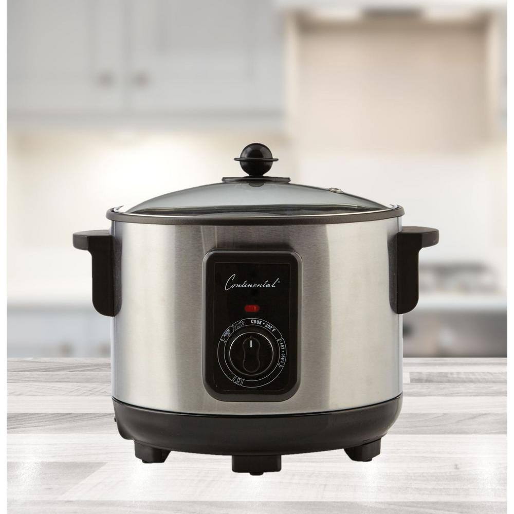 Continental 5.8 Qt. Electric Deep Fryer and Multi Cooker Stainless Steel CP43279