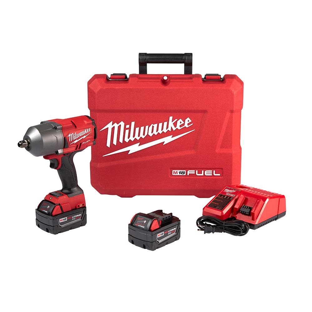 MW M18 FUEL 1/2 in. High Torque Impact Wrench with Pin Detent Kit 2766-22 from MW