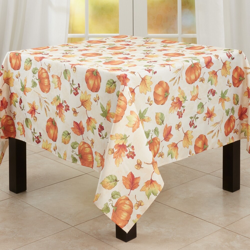 Fall Pumpkin Design Tablecloth