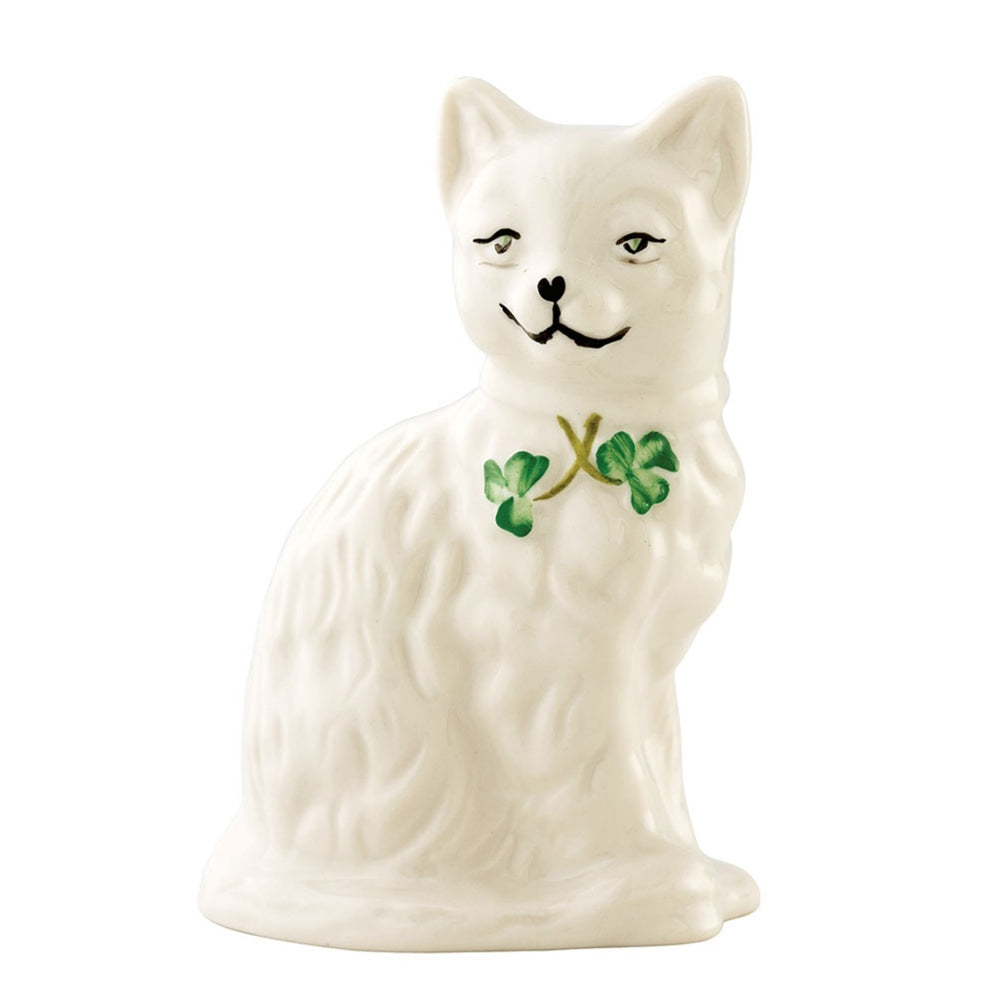 Belleek Classic Quizzical Cat