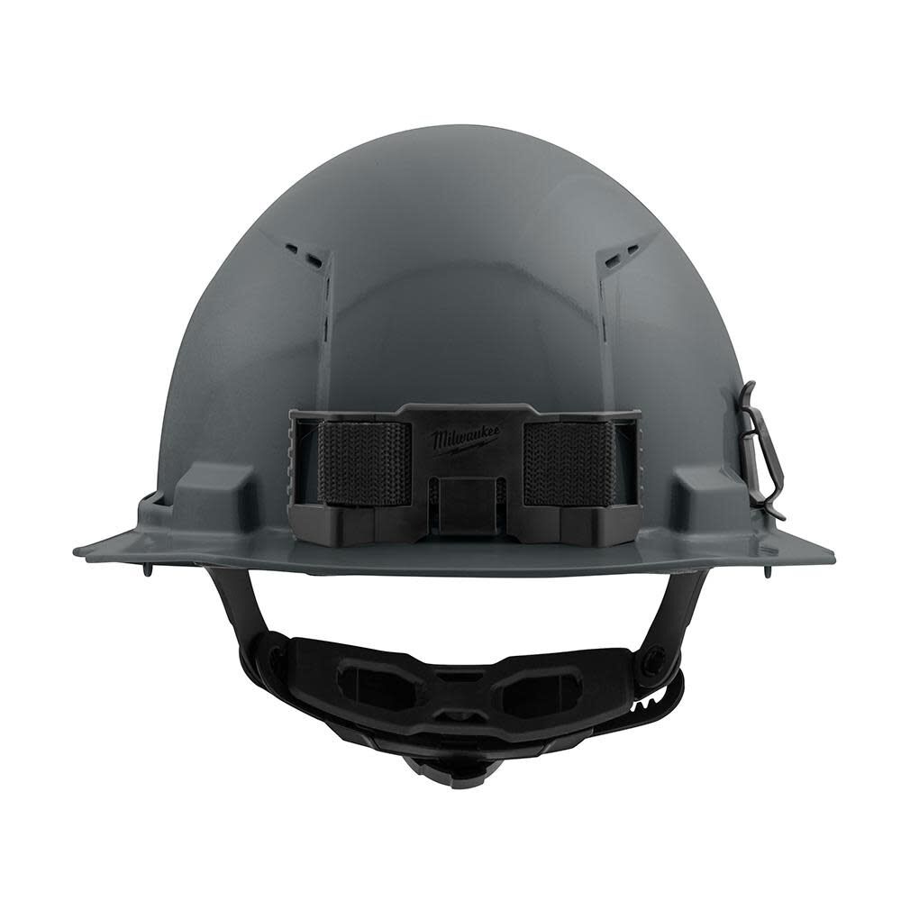 Milwaukee Gray Full Brim Vented Hard Hat with 6pt Ratcheting Suspension Type 1 Class C 48-73-1235 from Milwaukee