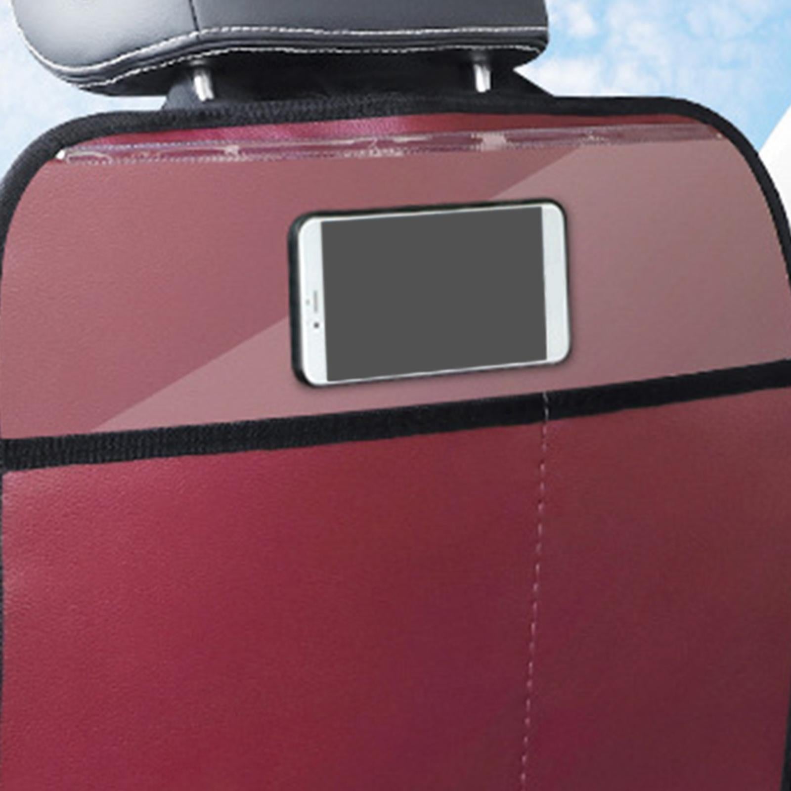 Car seat back protectors， covers for the back of your front Red Large