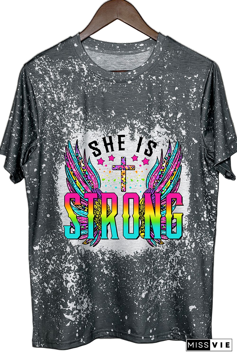 She Is Strong Graphic Tee Wholesale