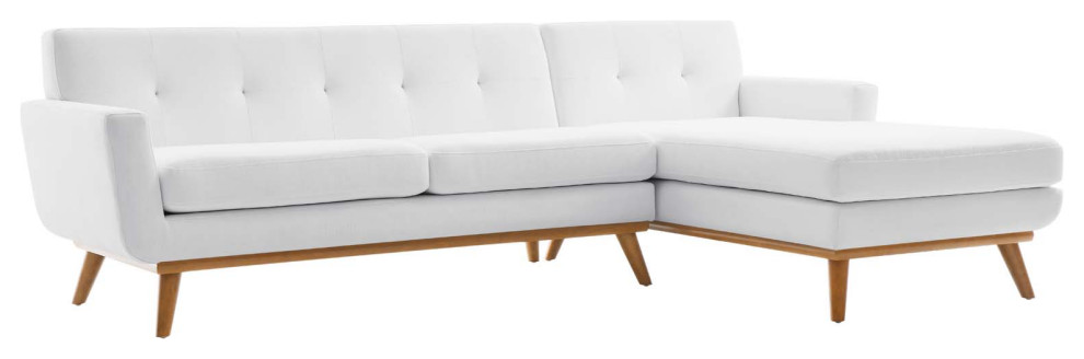 Sectional Sofa Set  Fabric  White  Modern  Living Lounge Hotel Lobby Hospitality   Modern   Sectional Sofas   by House Bound  Houzz