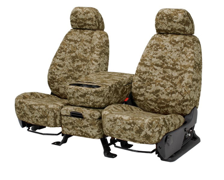 1997-2002 Jeep Wrangler Front Row Buckets Desert Insert and Trim Camouflage Custom Seat Cover