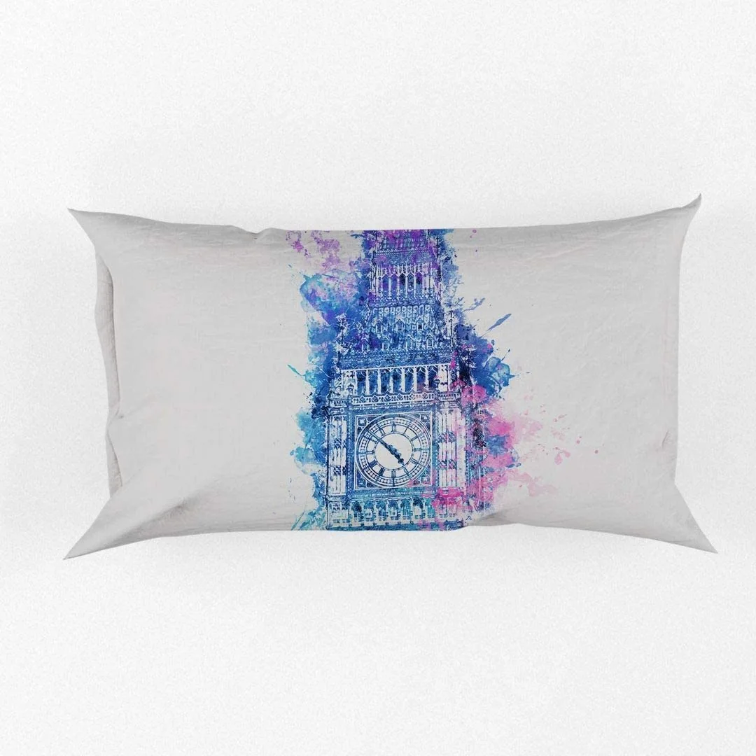 Duvet Cover Set Soft London Themed Comforter Cover Set 3 Pieces