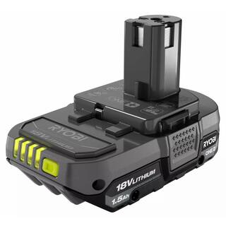 RYOBI ONE+ HP 18V Brushless Cordless Compact 14 in. Impact Driver and 38 in. Right Angle Drill with (2) Batteries Charger PSBID01K-PSBRA02B