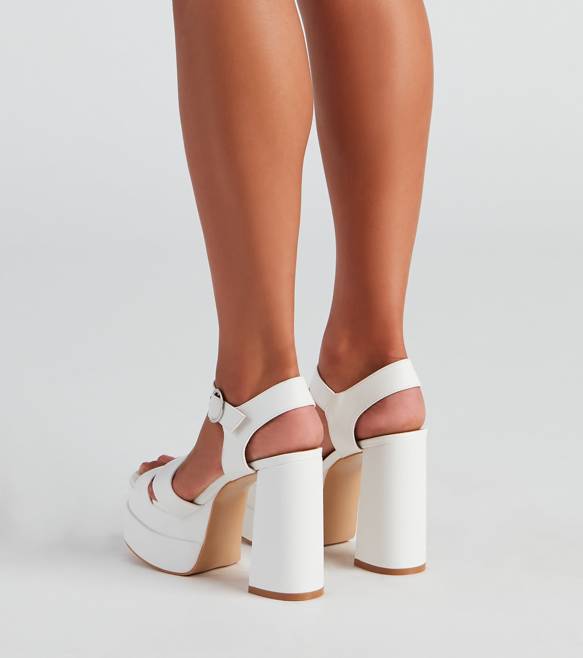 I Need Chunky Nubuck Block Heels