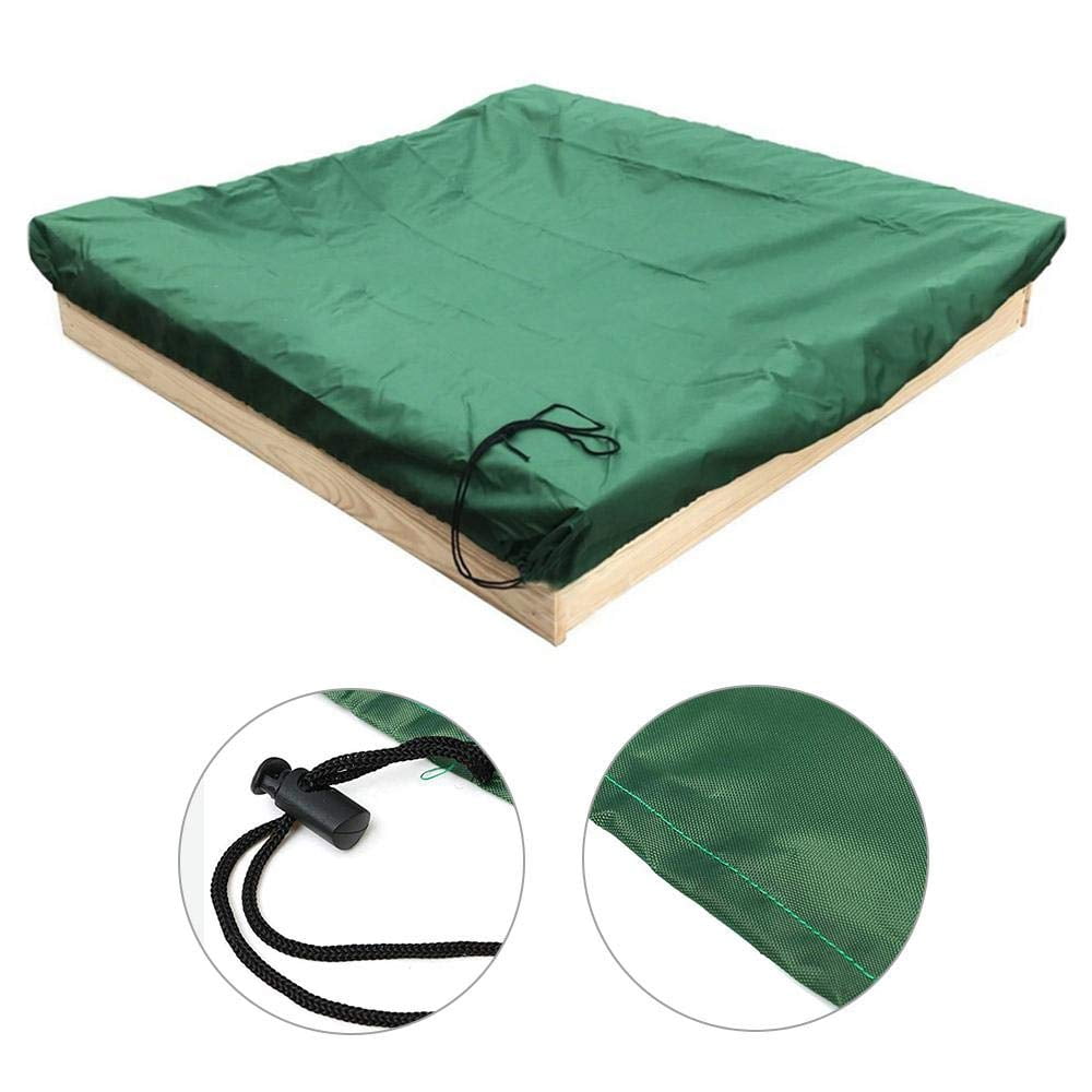 Fyeme Sandbox cover Sandpit Cover，Children'S Toy Waterproof Sunshade Dust Resistance Avoid the Sand and Toys Contamination