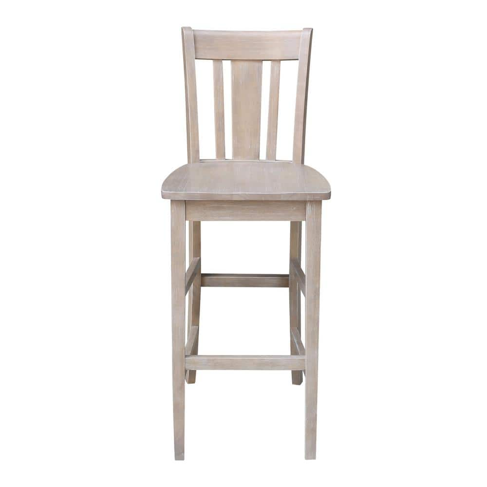 International Concepts San Remo 29 in. H Weathered Taupe Gray Bar Stool S09-103