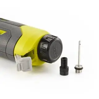 RYOBI USB Lithium Cordless High Pressure Portable Inflator Kit with 2.0 Ah USB Lithium Battery and Charging Cable FVIF51K