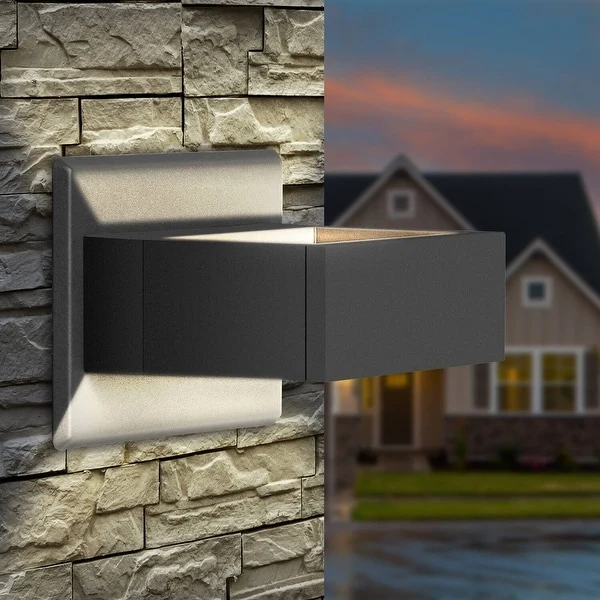 2 Pack Wall Light Outdoor LED Wall Wall Sconce Lighting Lantern Shopping - The Best Deals on Outdoor Wall Lanterns | 40867612