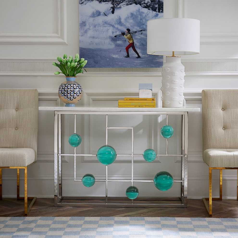 Globo Fretwork Console   Contemporary   Console Tables   by Jonathan Adler  Houzz