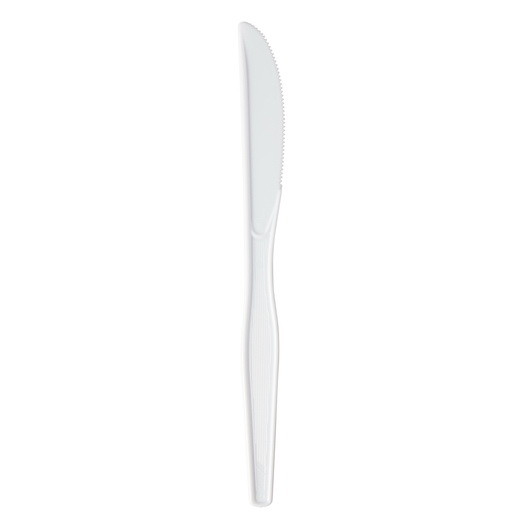 Dixie Heavy Weight Polystyrene White Knife  1000 C...