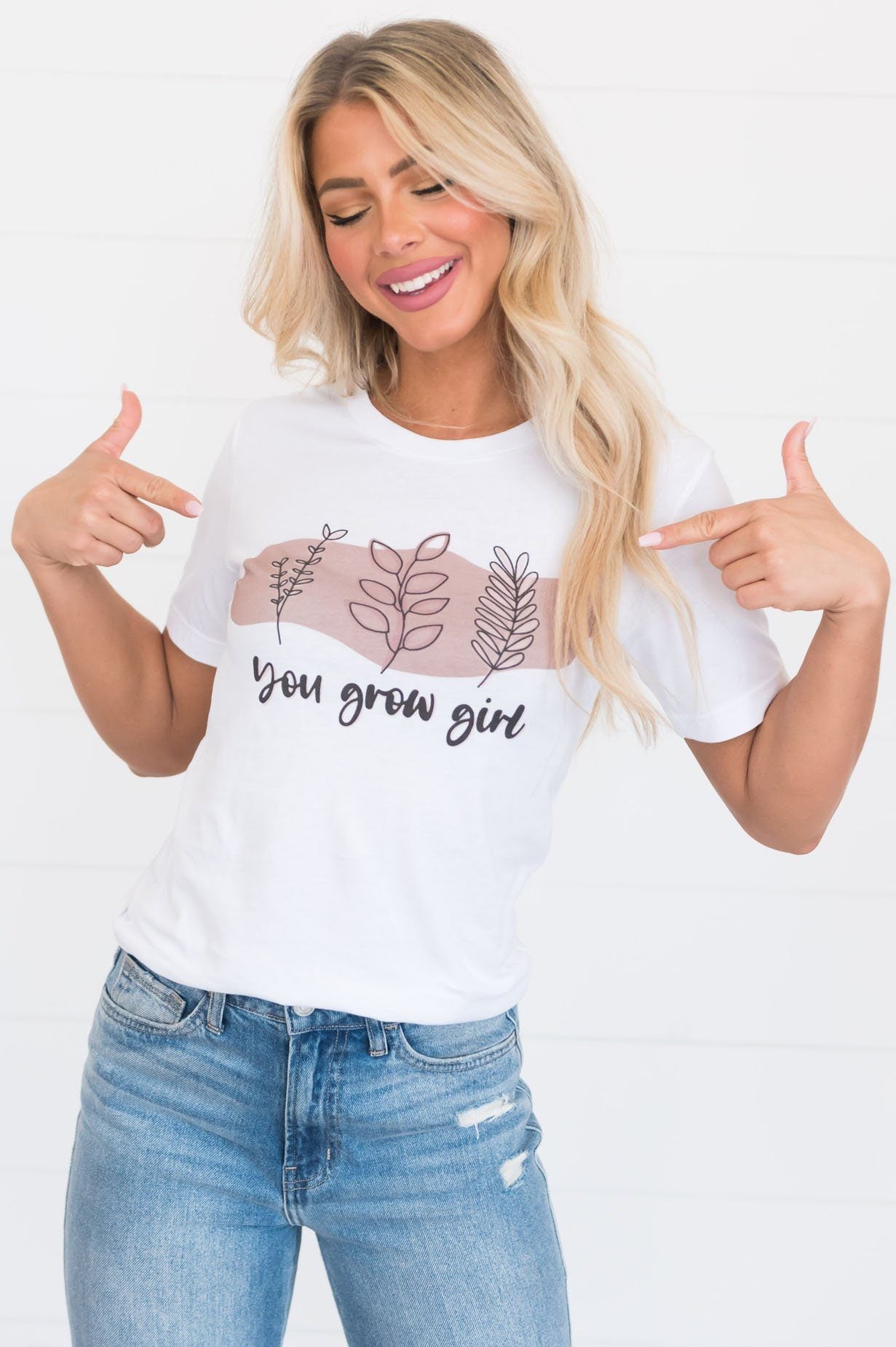 You Grow Girl Modest Tee