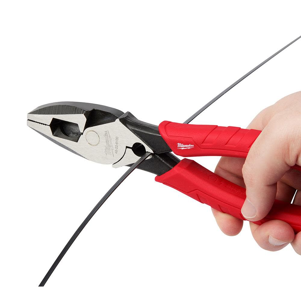 Milwaukee 9 in. High Leverage Lineman's Pliers with Crimper 48-22-6100 from Milwaukee