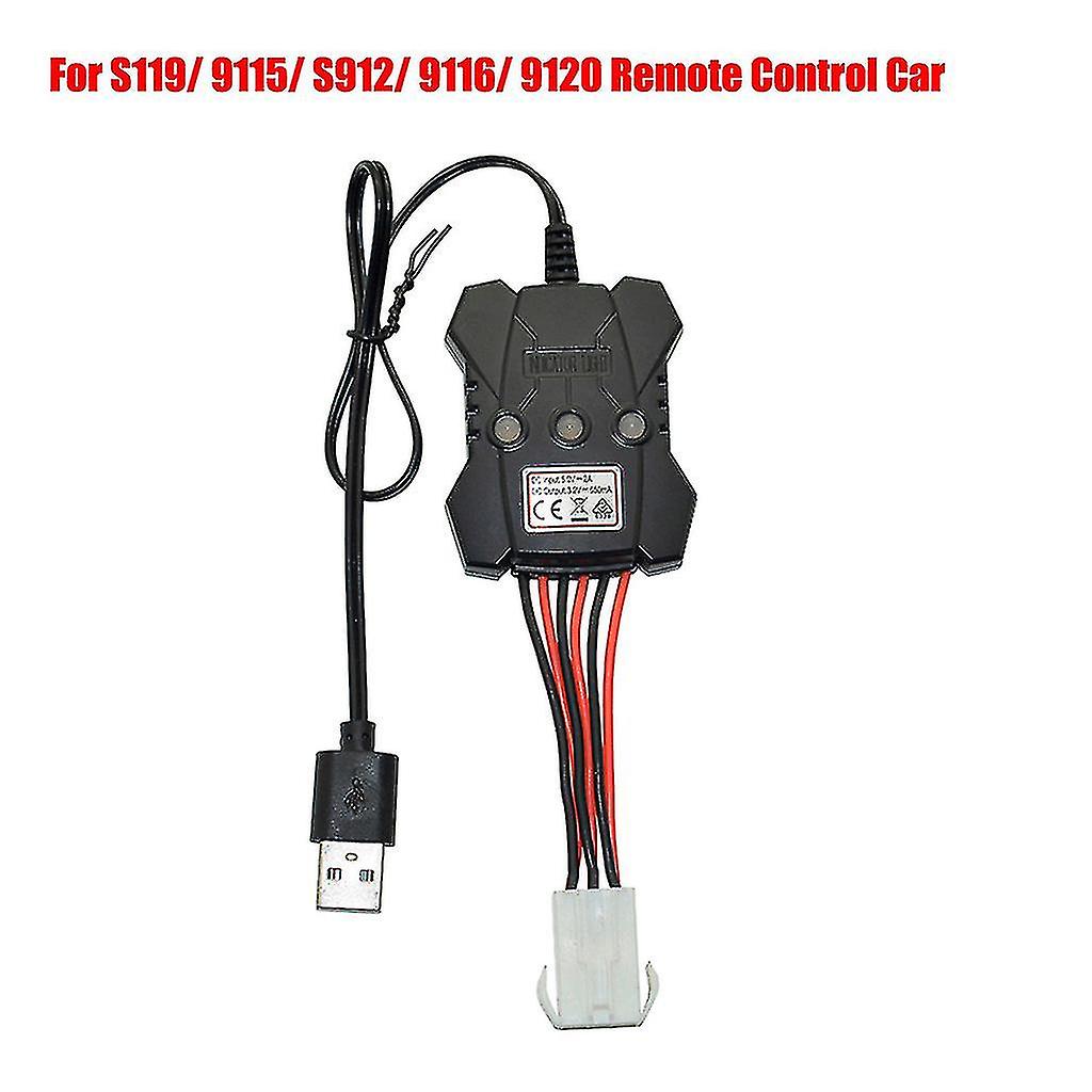 9.6v Usb Charger Cable For S119/ 9115/ S912/ 9116/ 9120 Remote Control Car