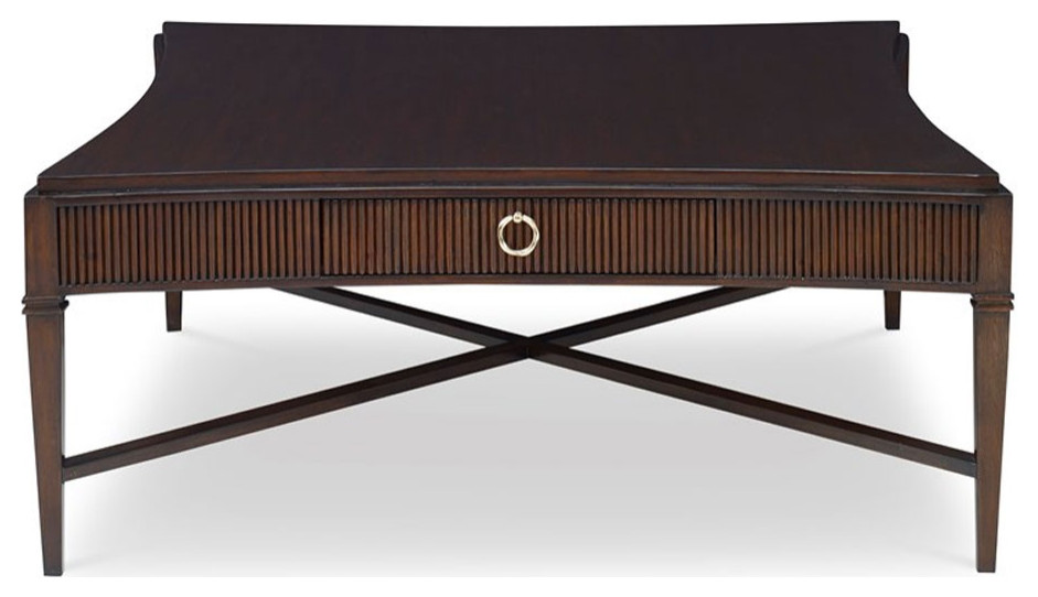 Ambella Home Collection   Reeded Cocktail Table   09170 920 001   Transitional   Coffee Tables   by GreatFurnitureDeal  Houzz