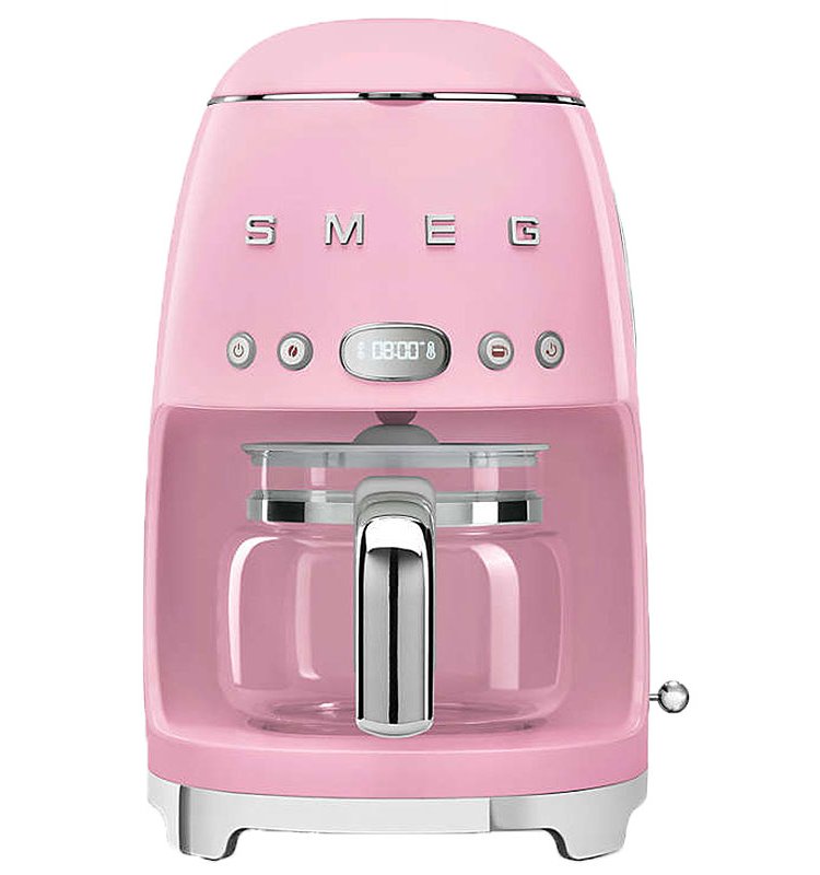 Smeg Retro Style Pink Coffee Maker