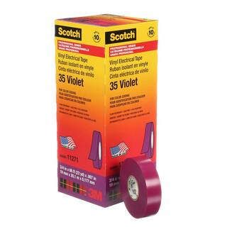 Scotch 34 in. x 66 ft. Electrical Tape - Violet 11271-BA-5