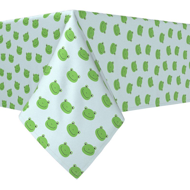 Square Tablecloth， 100% Polyester， 60x60， Ribbit Ribbit