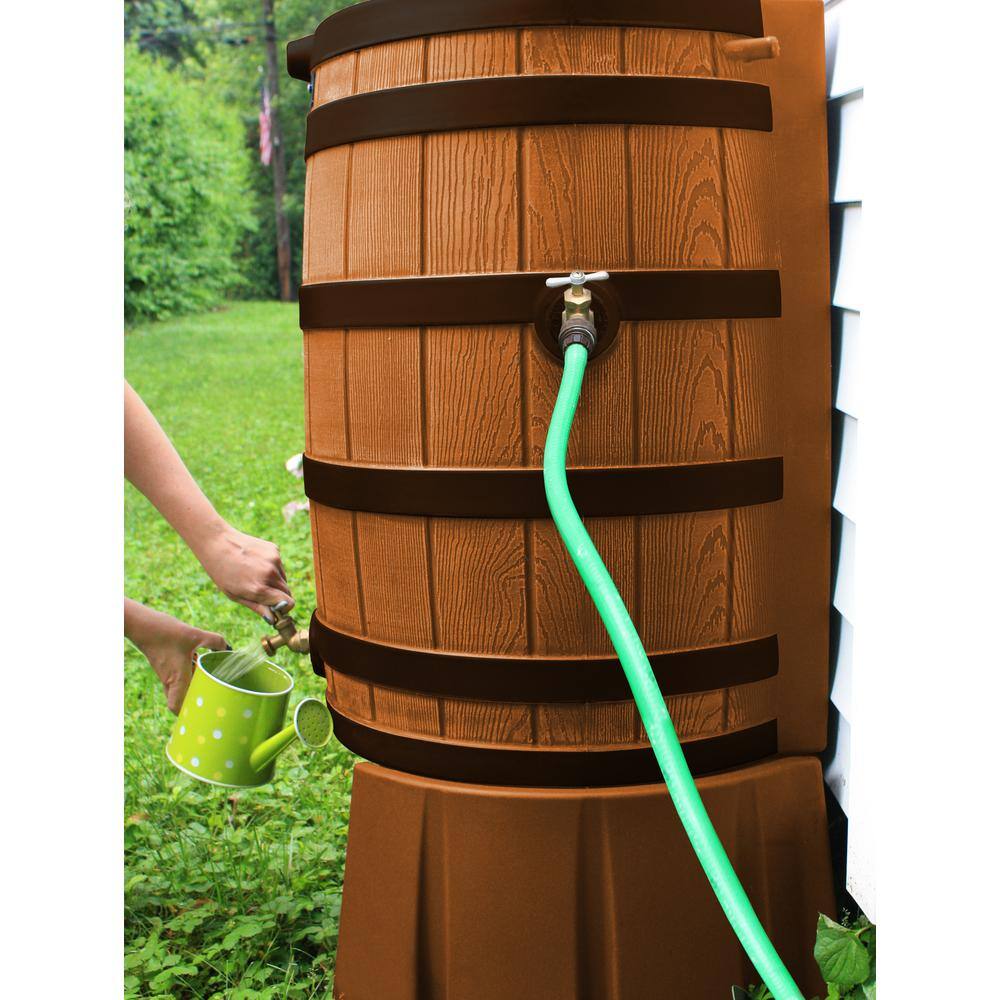 Good Ideas 50 Gal. Terra Cotta Rain Barrel Stand RW50ST-TC