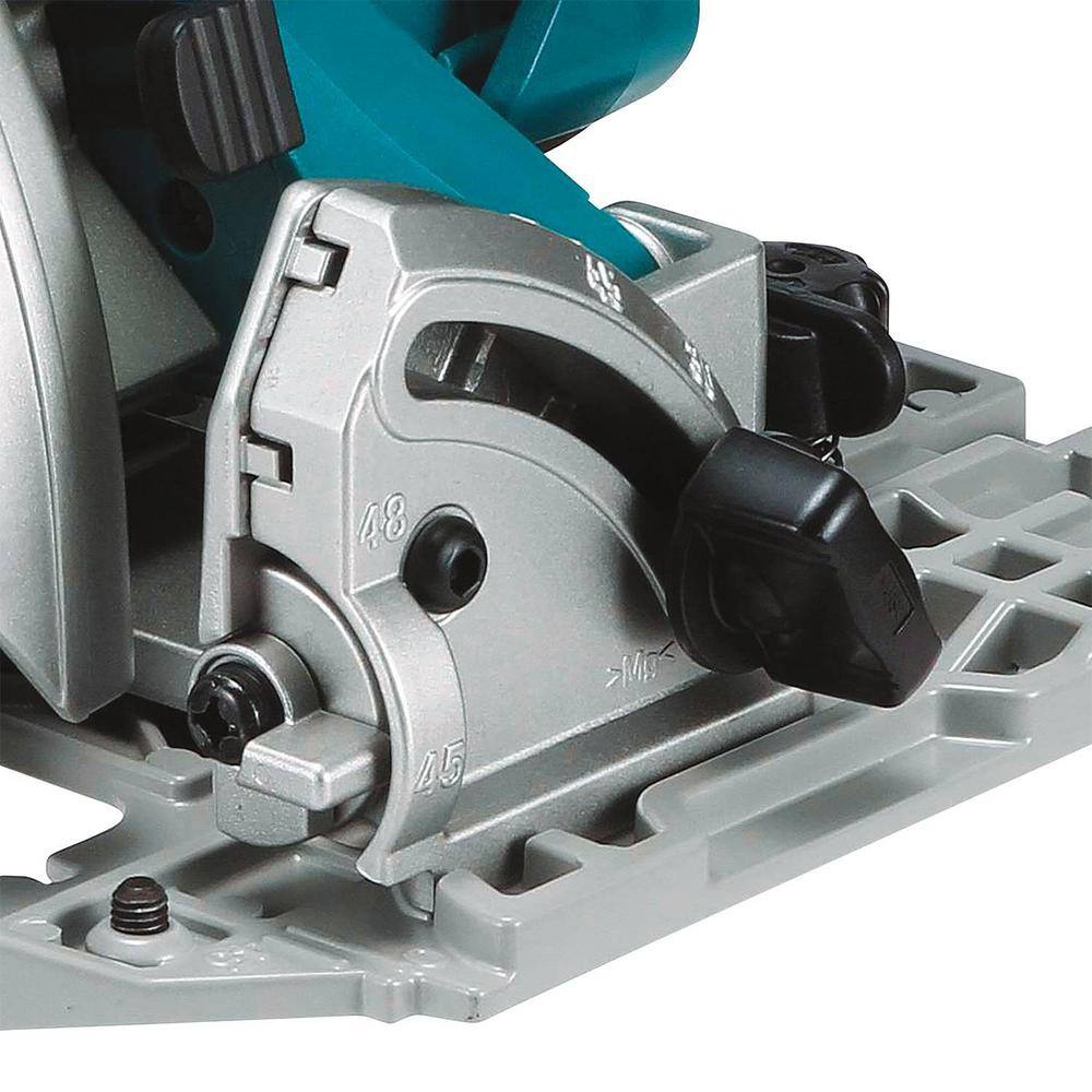 Makita 18V X2 LXT Lithium-Ion (36V) 7-14 in. Brushless Cordless Circular Saw Guide Rail Compatible Base (Tool-Only) XSH08Z