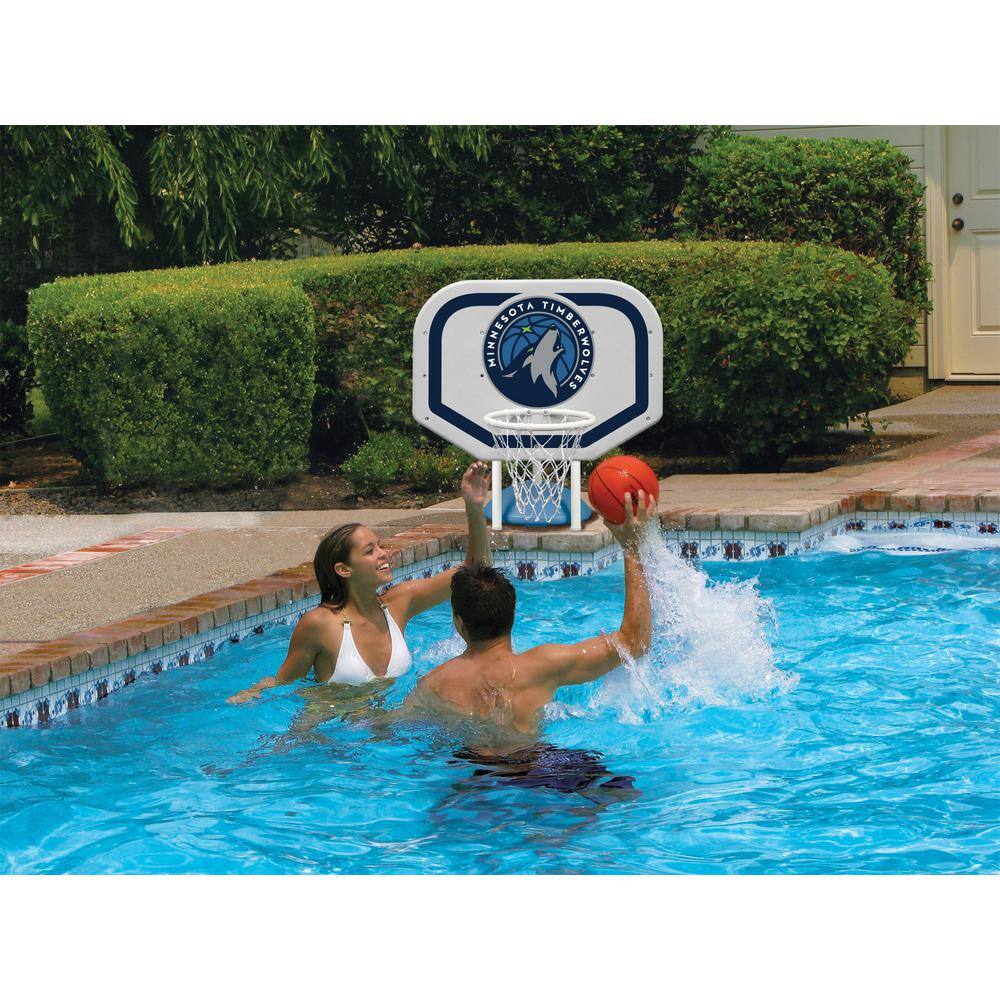 Poolmaster Minnesota Timberwolves NBA Pro Rebounder Swimming Pool Basketball Game 72948