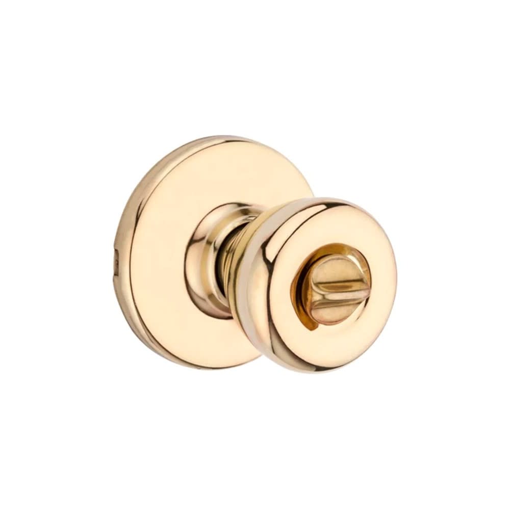 Polished Brass Bed/Bath Tylo Mobile Home Privacy Door Knob Set