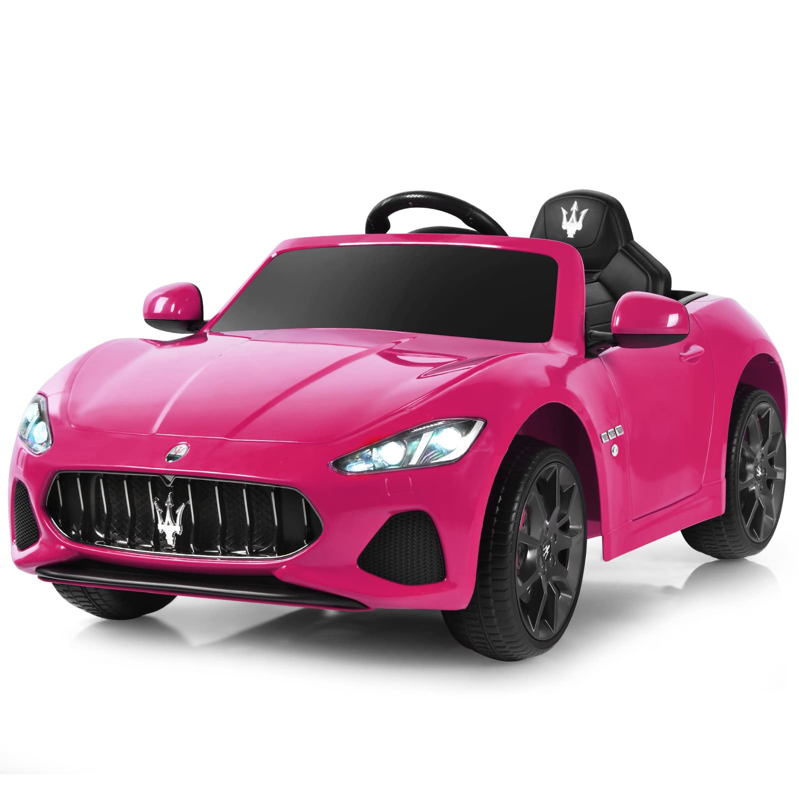 Costzon Ride on Car, 12V Licensed Maserati GranCabio Battery Powered Vehicle w/ Remote Control