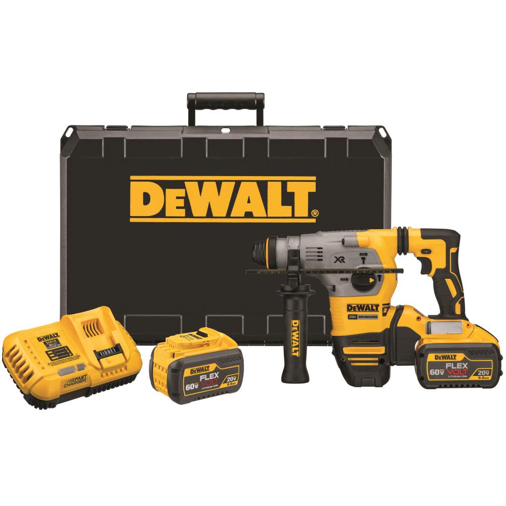 DEWALT 20V MAX XR 1 1/8 L Shape SDS Plus Rotary Hammer Kit DCH293X2 from DEWALT