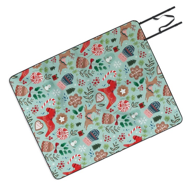 Pimlada Phuapradit Christmas Gingerbread Picnic Blanket deny Designs