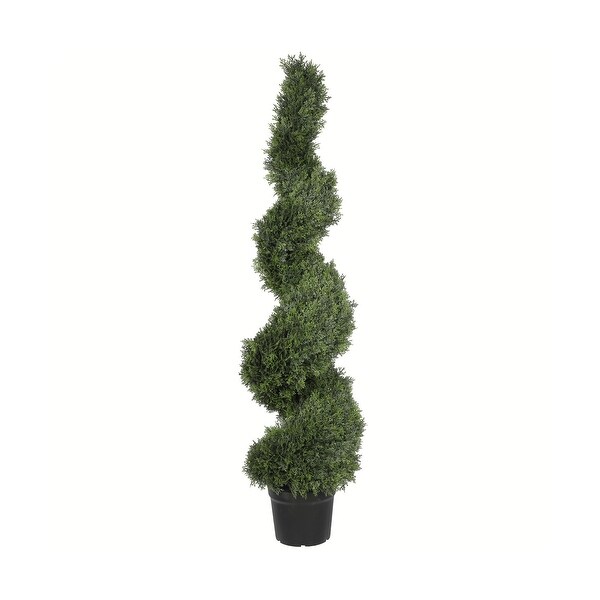 Uv Cypress Spiral 48 Inch Topiary