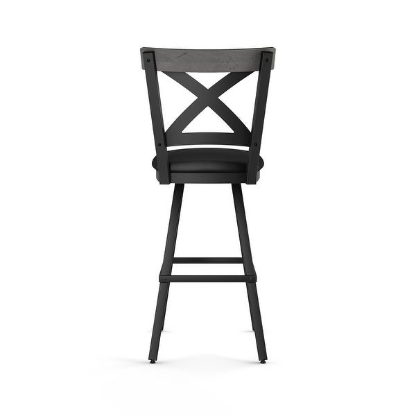 Amisco Snyder Swivel Counter and Bar Stool