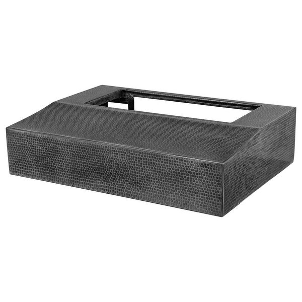 30 Inch 735 CFM Hammered Zinc Under Cabinet Range Hood with Screen Filters (HV-UC30217Z-C2030BP)